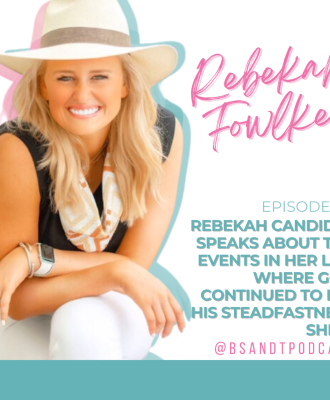 Rebekah Fowlkes on the Blood, Sweat and Tears Podcast